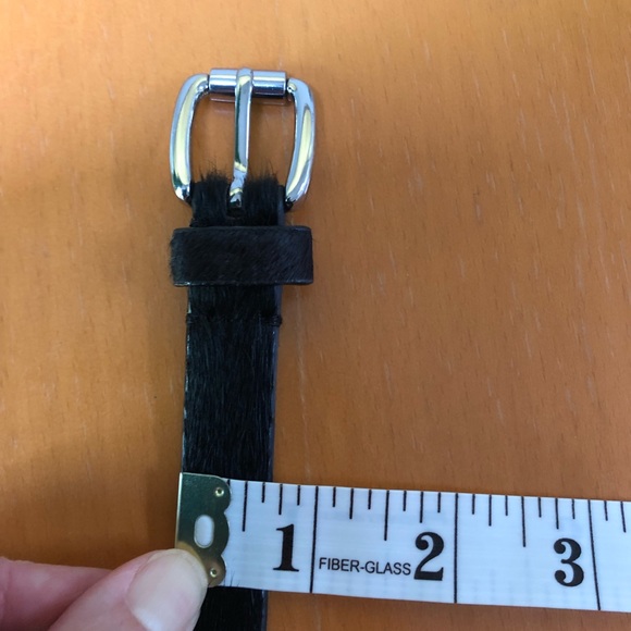 Talbots skinny black belt Small - Picture 2 of 5
